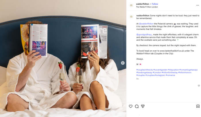 how-to-promote-a-hotel-chain Waldorf Hilton with CTA
