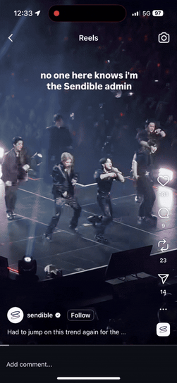 repost an instagram story walkthrough