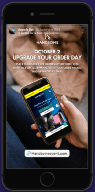 Instagram highlights screenshot of highlight example upgradeday