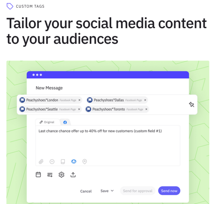 digital marketing for local businesses new message option