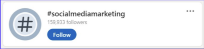 linkedin hashtags socialmediamarketing hashtag