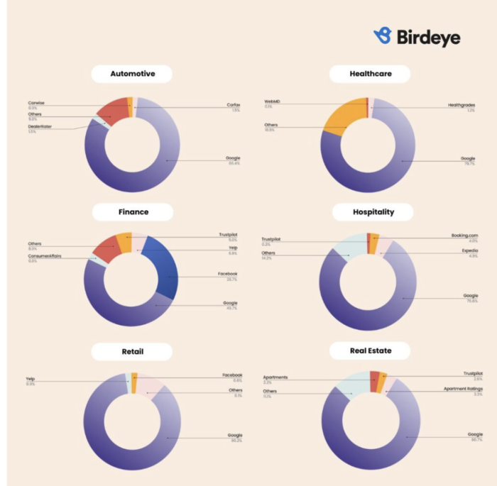 testimonial examples statistic from birdeye