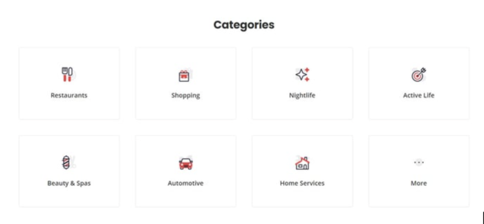 testimonials examples categories