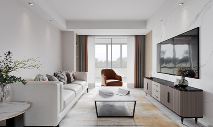 multifamily marketing living room setting