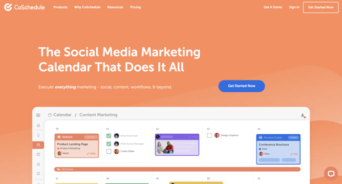 social media management tools coschedule