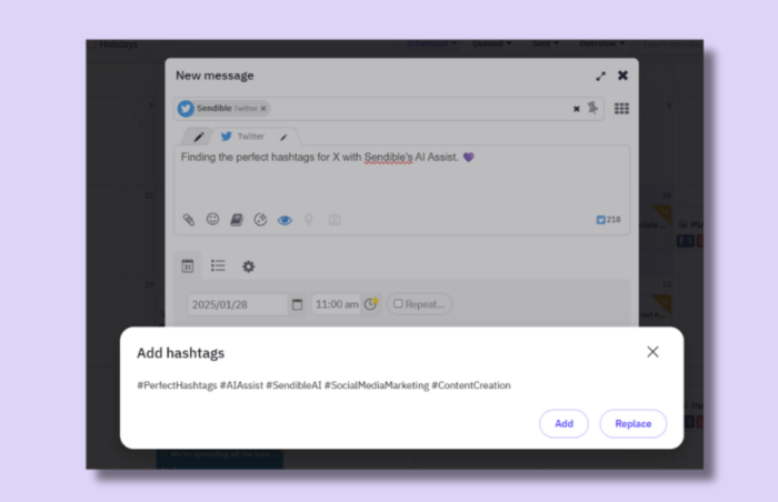 Twitter hashtags sendible
