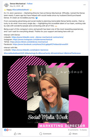 hashtags on Facebook dense mechanical