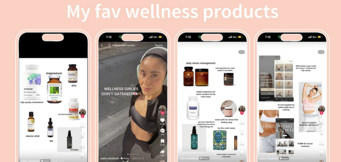 health and wellness content marketing wellness products