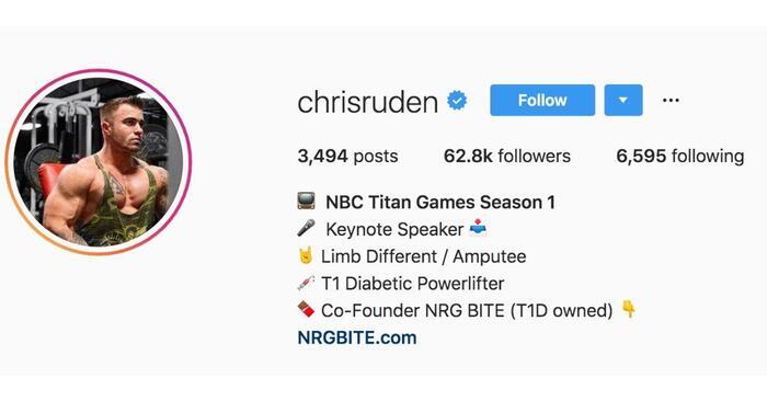 top fitness bio for instagram chrisruden