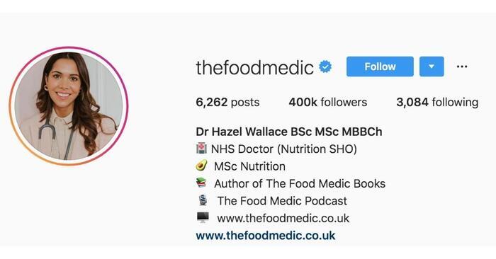 top fitness bio for instagram thefoodmedic
