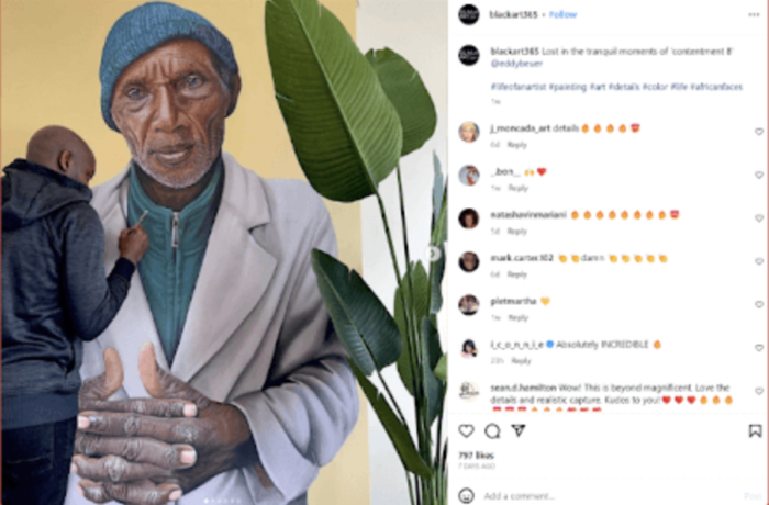 black history month social media posts black art