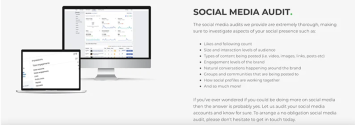 social media services social media audit