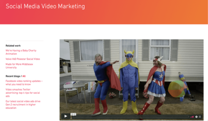 social media services video marketing