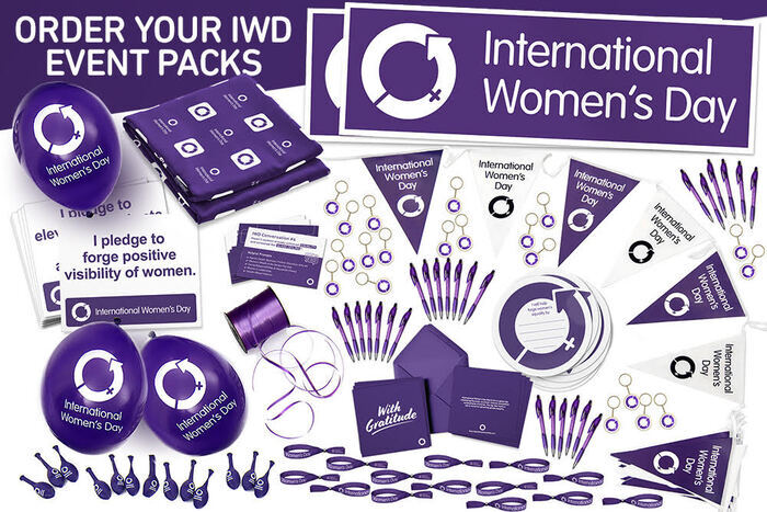 womans day posts event pack