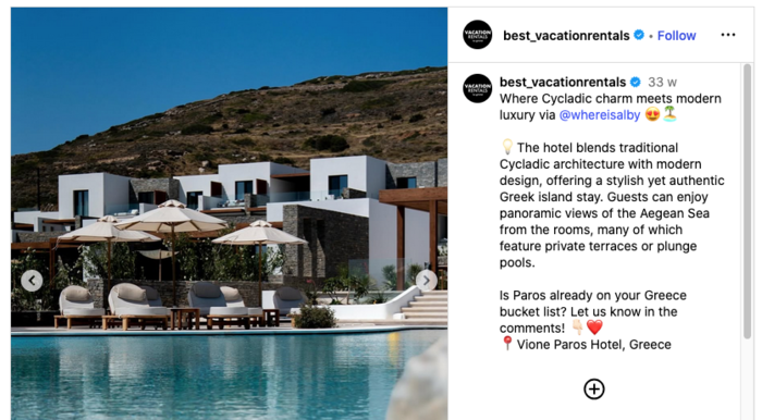 hashtags for instagram reels vacation rentals
