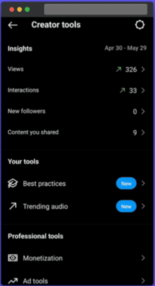 Threads insights creator tools