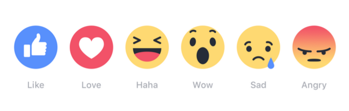facebook reactions emoji reactions