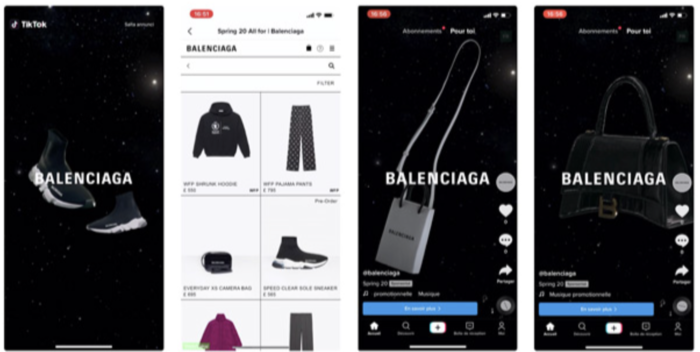 tiktok for business ballenciaga