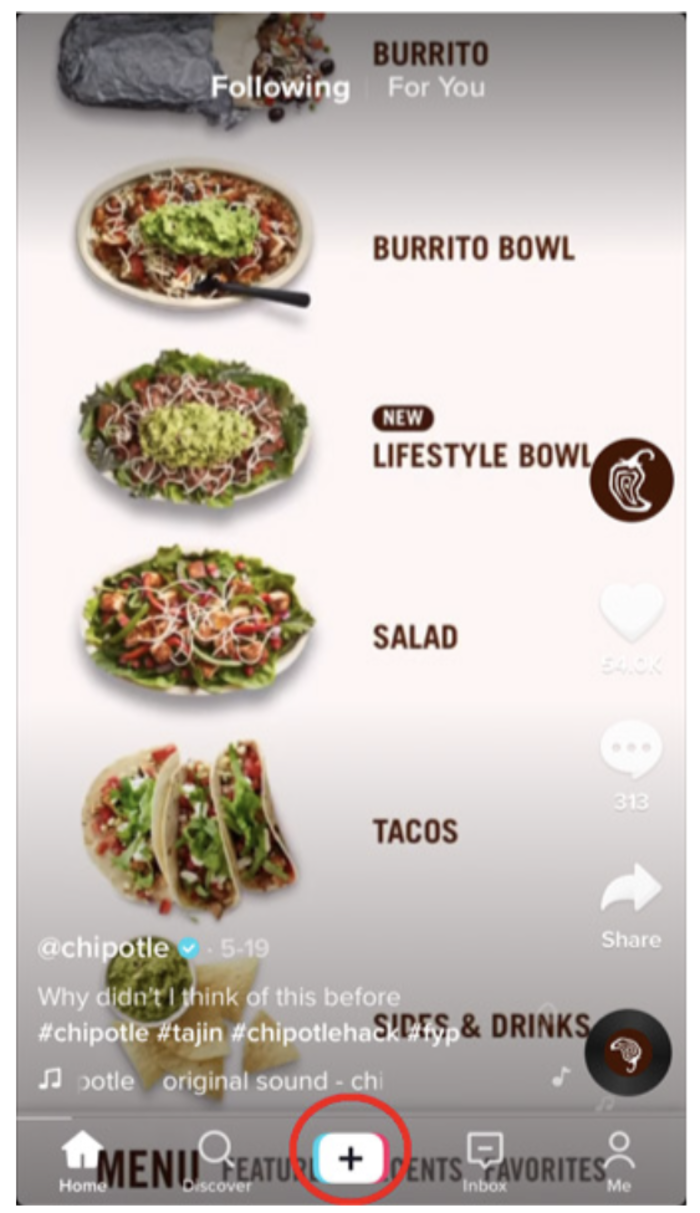 tiktok for business burrito