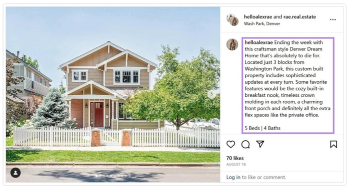 realtor social media content rae real estate