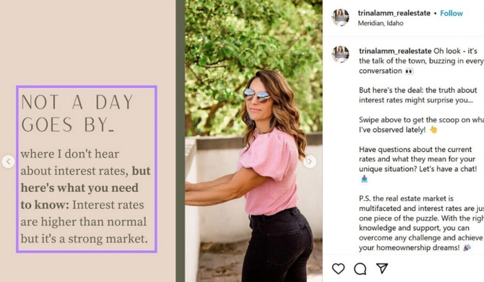 realtor social media content trinalamm real estate