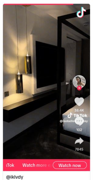 social media for hotels tiktok
