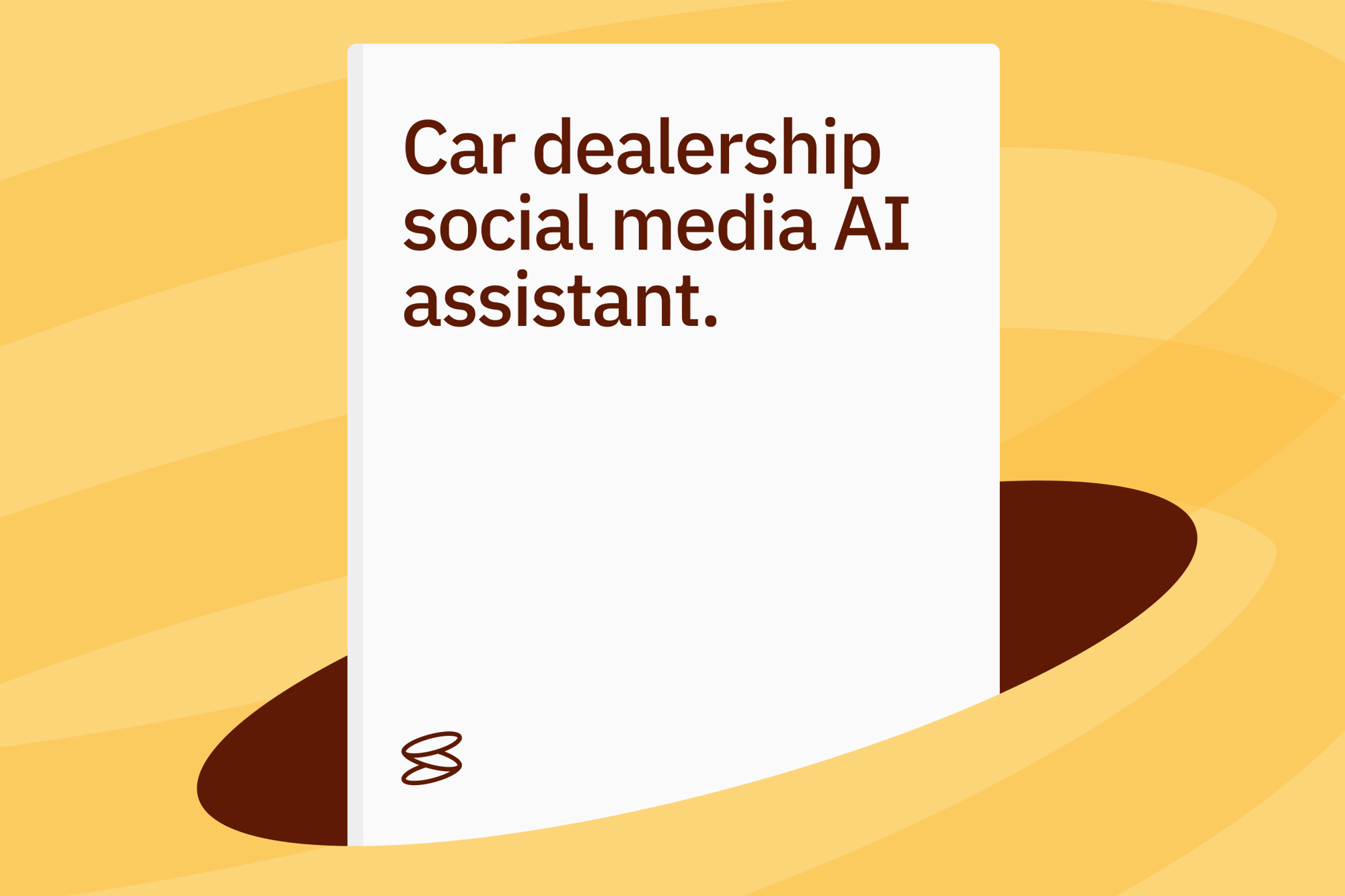 Car dealership social media AI assistant