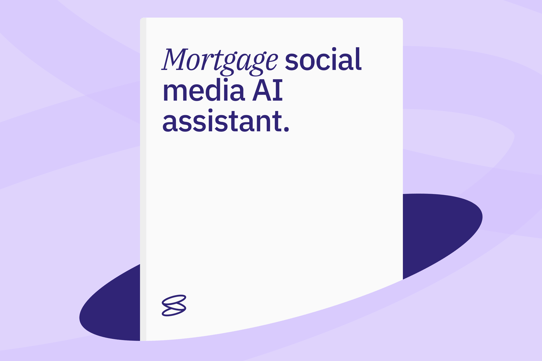 Mortgage social media AI assistant
