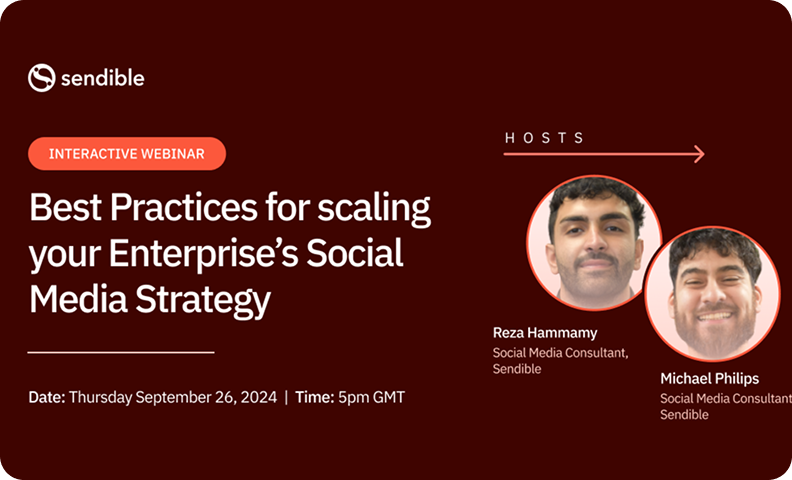 Best practices for scaling your enterprise's social media strategy