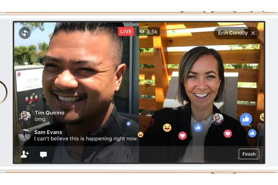 Use Facebook Creator to bring guests into your live videos