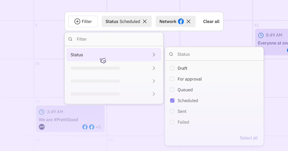 Unified calendar-image-Email Header