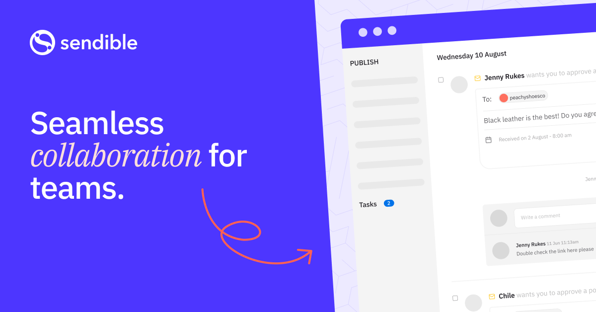 Send Collaborative Collaborate With Your Social Media Team Without Switching Tabs