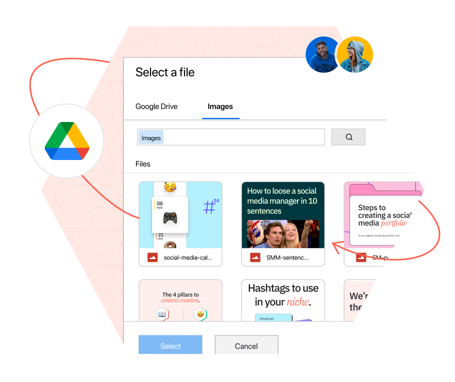 Google Drive integration | Sendible