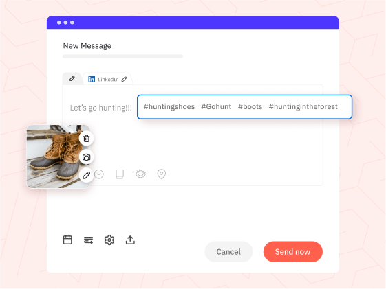 linkedin-scheduling-tool-hashtags