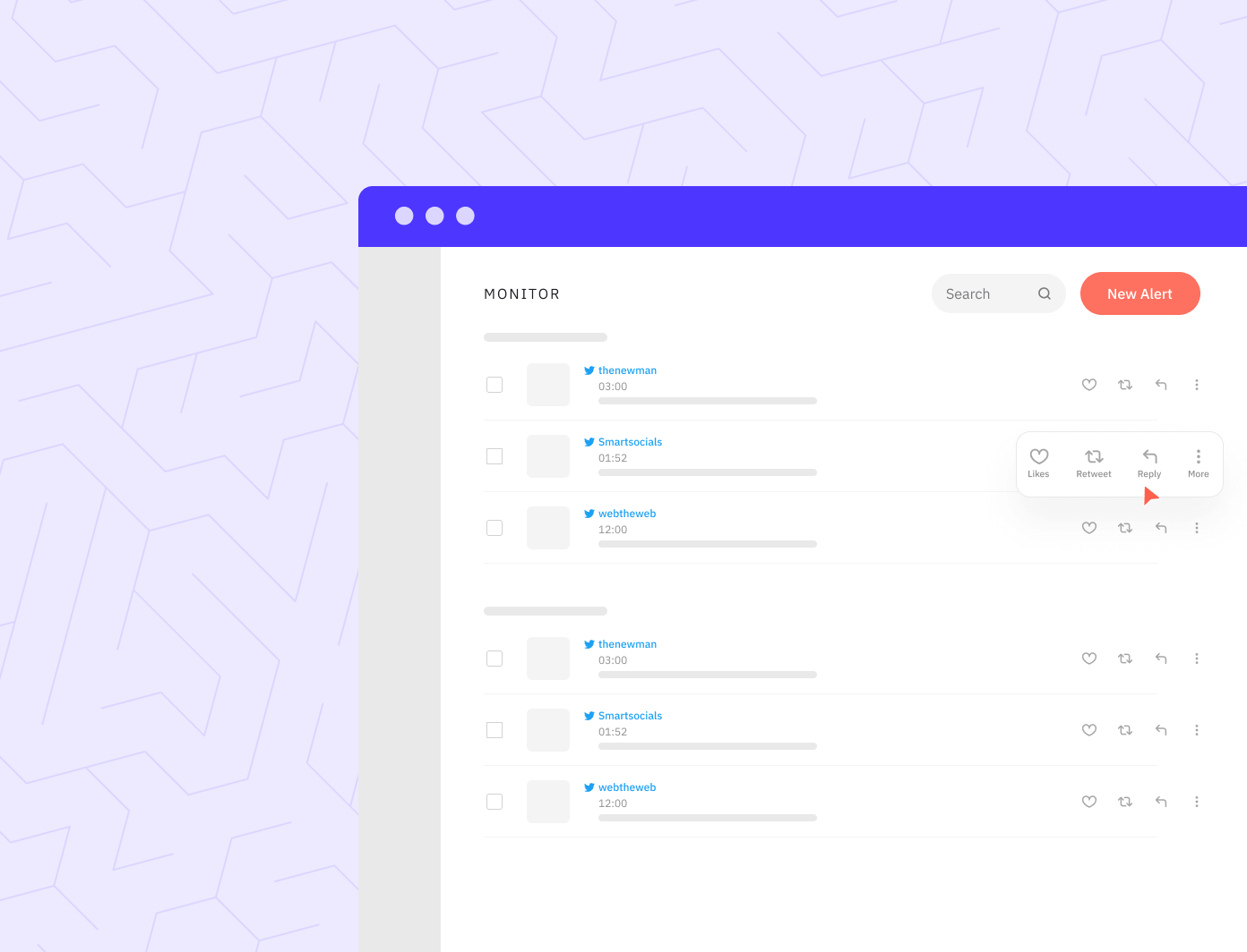 sendible social feeds engagement